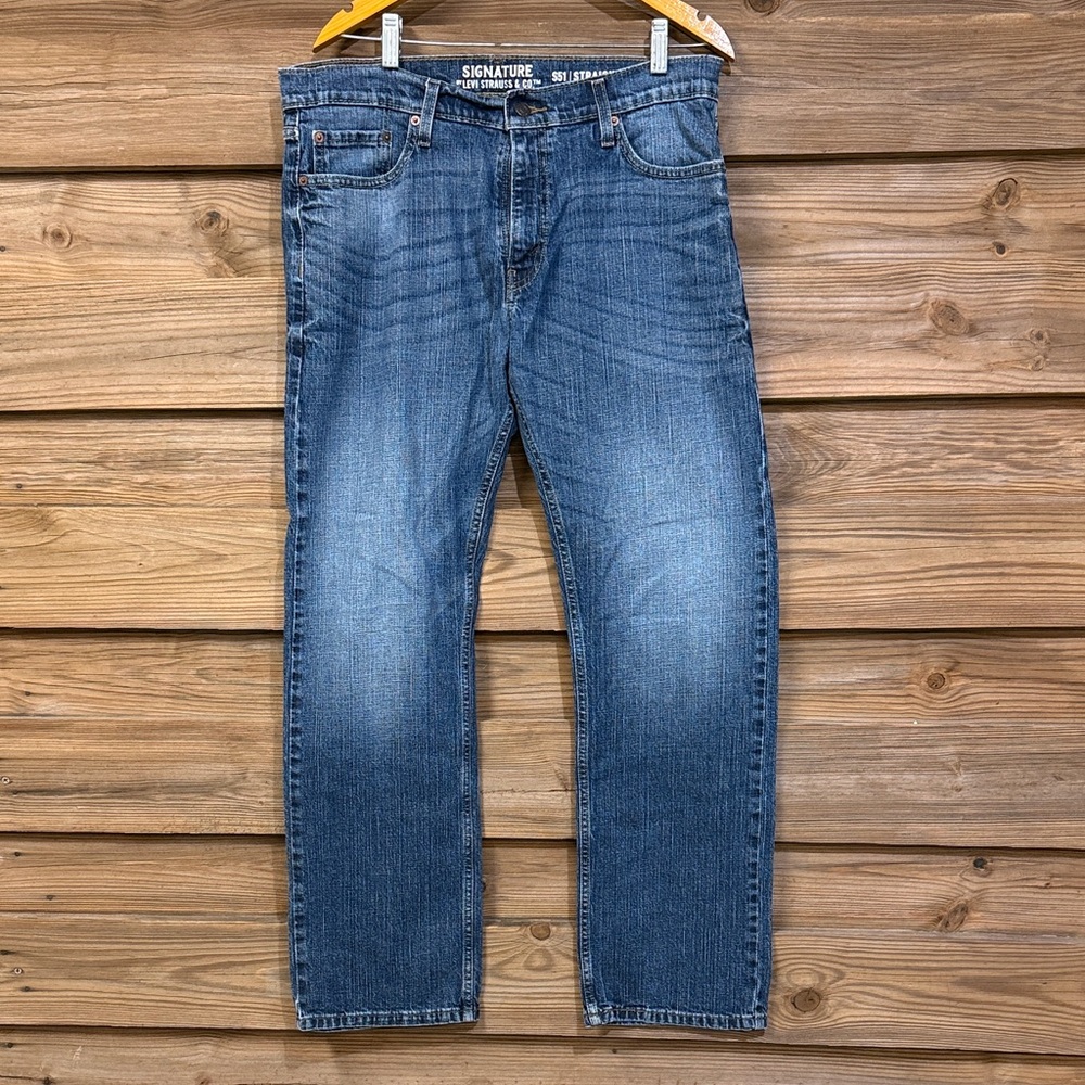 Levi Strauss & Co Signature Classic S51 Blue Straight Men's Jeans